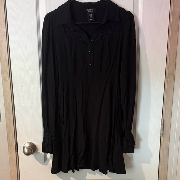 Cosmic Aura Black Dress - Picture 1 of 7
